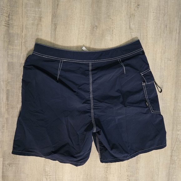 Vans shorts mens 32 striped swim trunks Blue - Picture 8 of 10